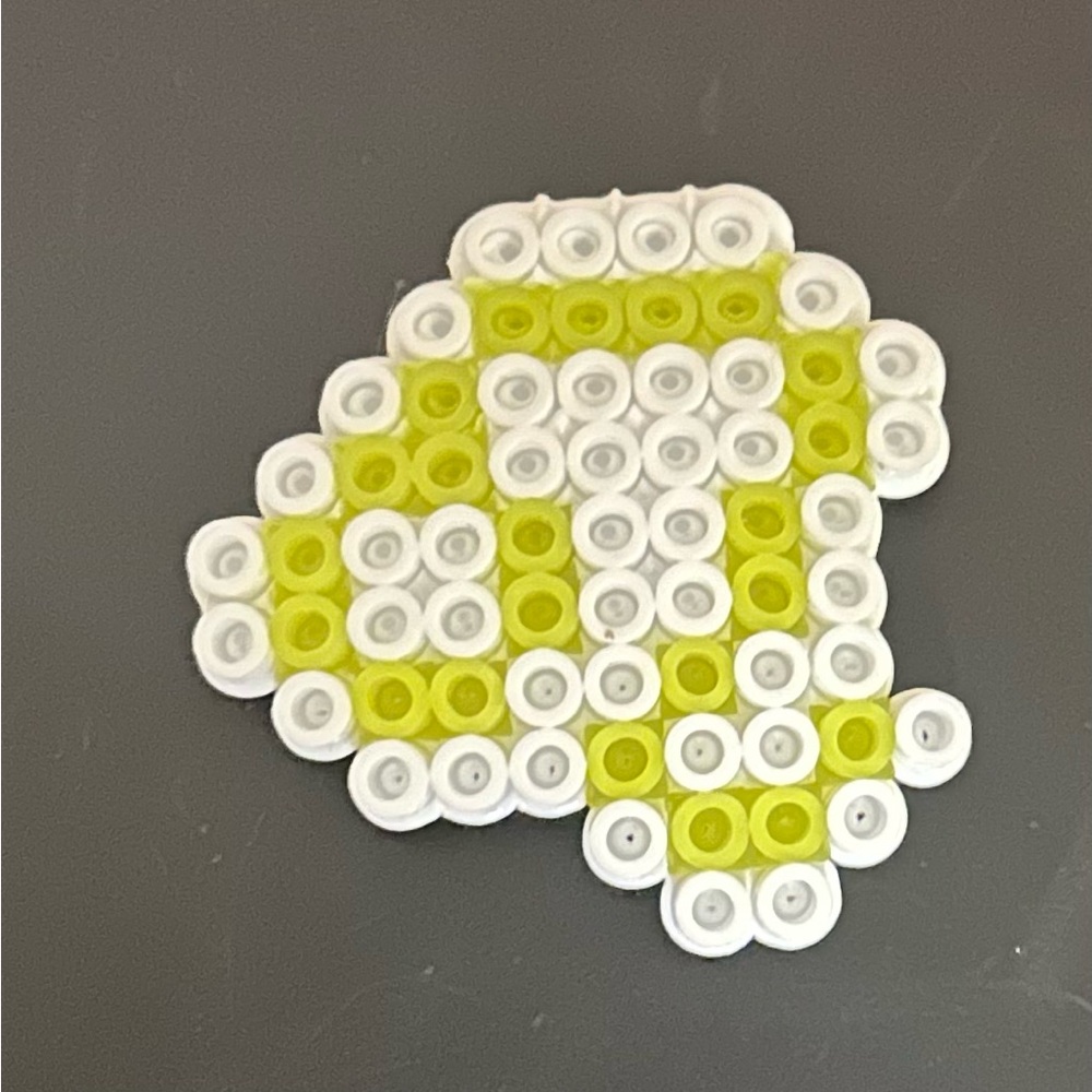 Leo zodiac sign Perler bead magnet